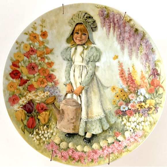 Limited edition Mary Mary Mother Goose plate by John McClelland, 1979 - Picture 4 of 4